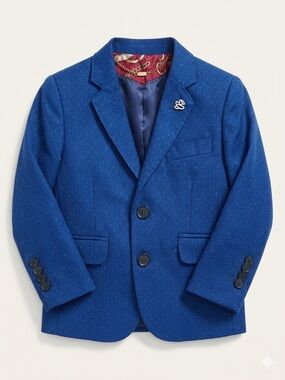 Boys Royal Blue Tailored Blazer